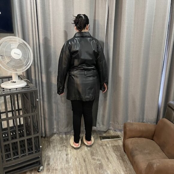 Black Leather Jacket - Picture 2 of 3